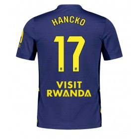 Pánské fotbalový oblečení Atletico Madrid David Hancko #17 Venkovní košile 2025-26 Krátkým Rukávem